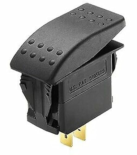 Whitecap Industries S-7061C Rocker Switch On/off/on Dpdt Rocker Switch