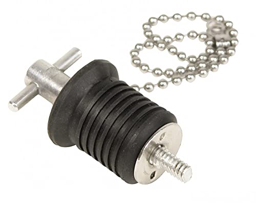 Whitecap Industries S0289C Bialer Plug 1" Alm Twist-Chain