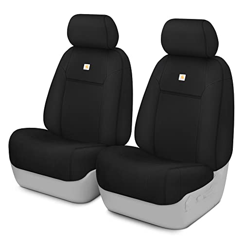 Covercraft GTC4137ABCOBK Carhartt Super Dux Custom Seat Covers Front Row Black