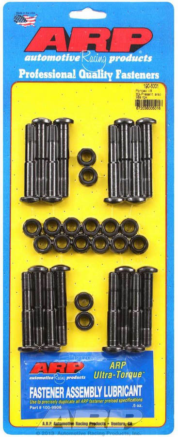 ARP 190-6001 Cylinder Head Fasteners High Performance 8740 Chrome Moly
