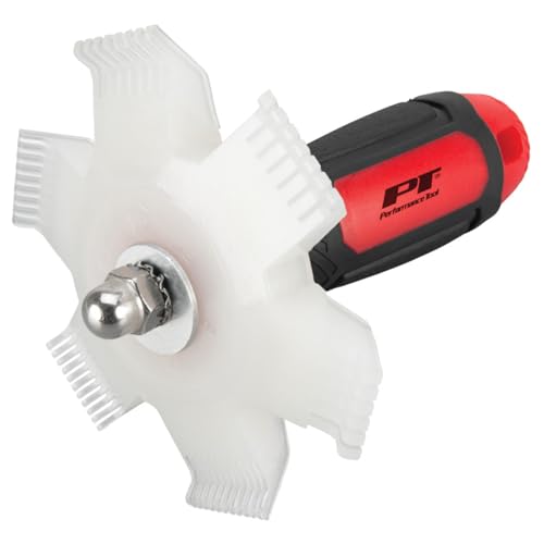 Performance Tool W80755 Radiator Fin Straightener, Straighten Damaged Core Fins on Radiators, Heater Cores, A/C Condensers, and Evaporator Coils, Cleans Bugs and Debris, Works on Appliances