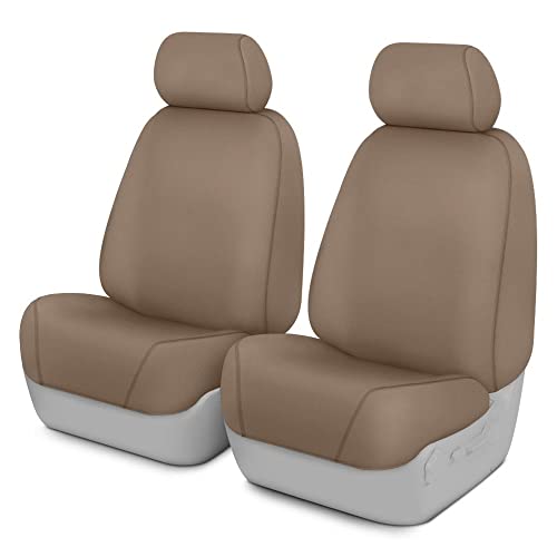 Covercraft SS8518PCTP SeatSaver Polycotton 2nd Row Taupe Custom Seat Covers