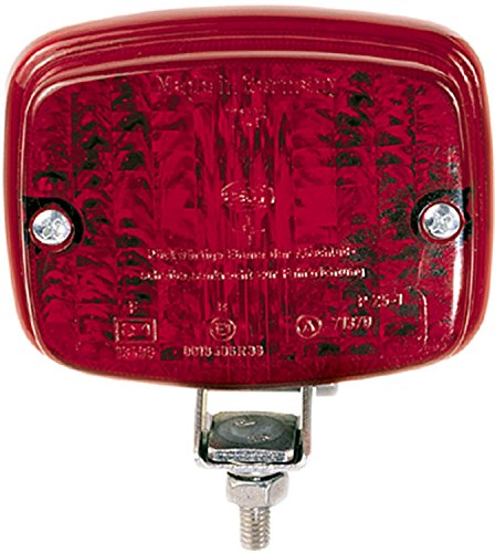 Hella 003030151 Model 100 Red Rear Fog Lamp Universal Mount