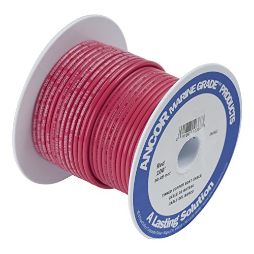 Ancor 102850 Marine Wire 16 AWG Tinned Copper Red 500ft