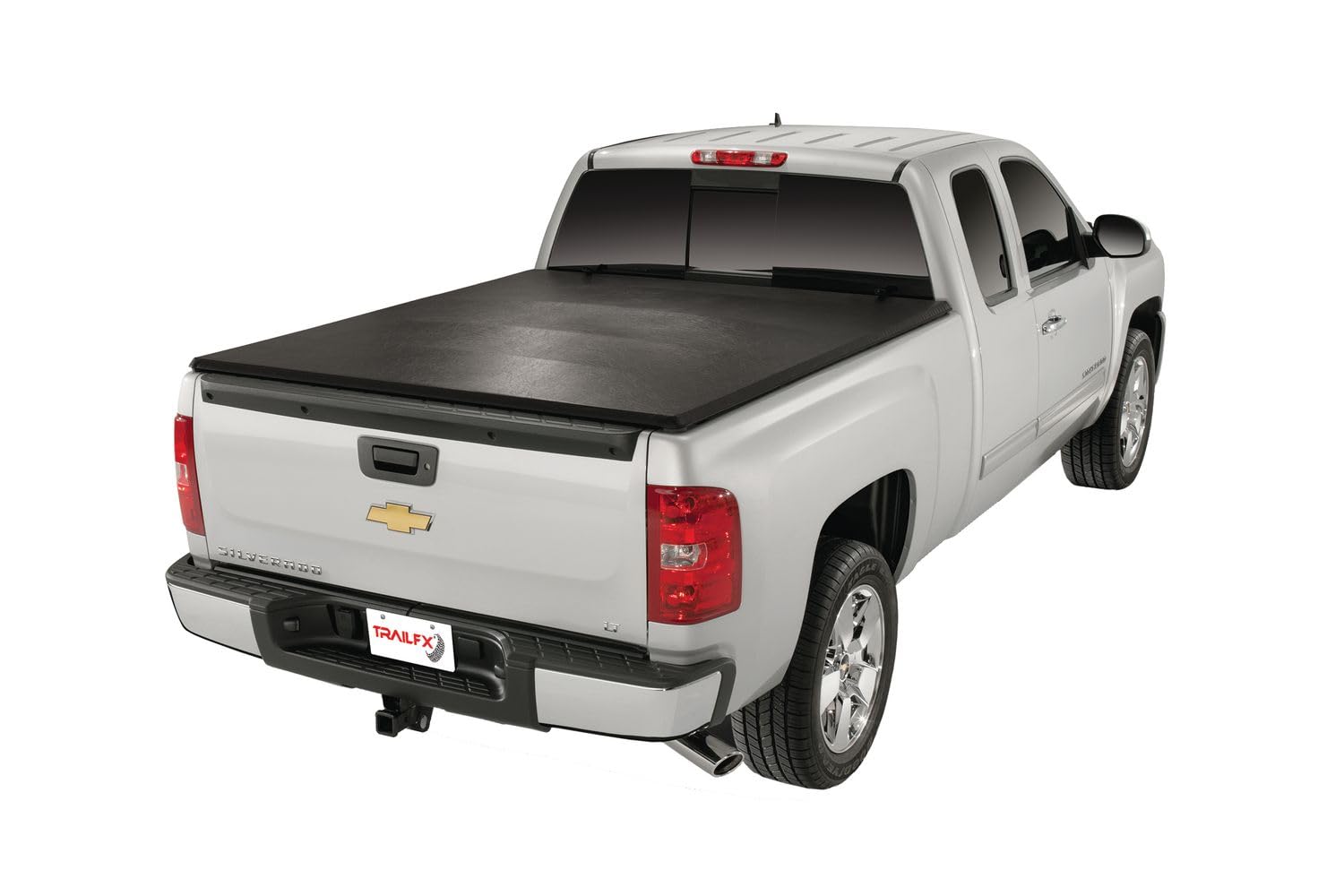TrailFX TFX1120 Soft Tri-Fold Tonneau Cover - Lockable with Tailgate Handle