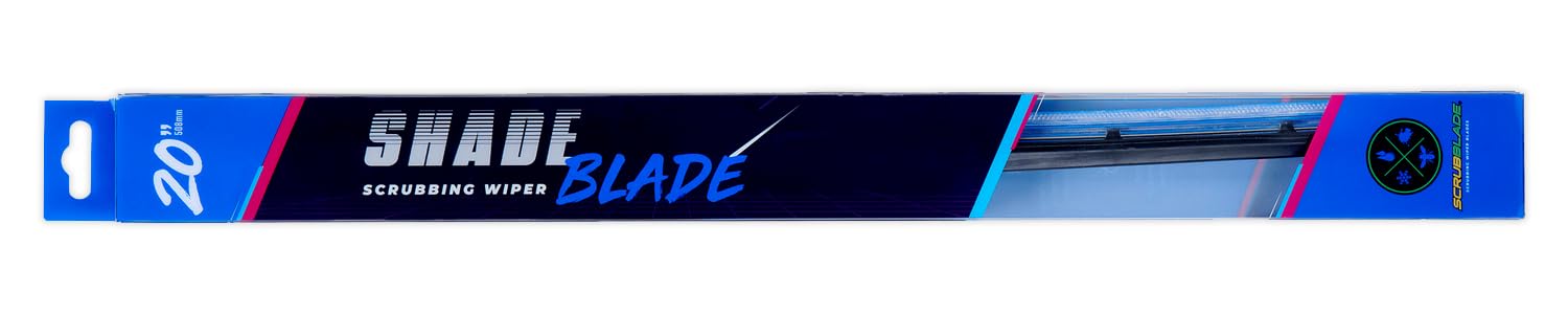 Scrubblade CBB1600 16" 410Mm Blue Silicone Shadeblade Wiper Blade