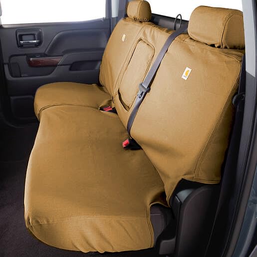 Covercraft SSC8479CABN Carhartt SeatSaver Third Row Seat Covers Brown