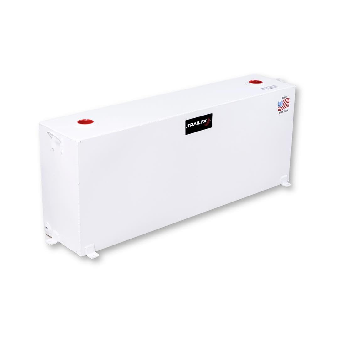 TrailFX 21040SW 37 Gallon White Steel Rectangular Transfer Tank