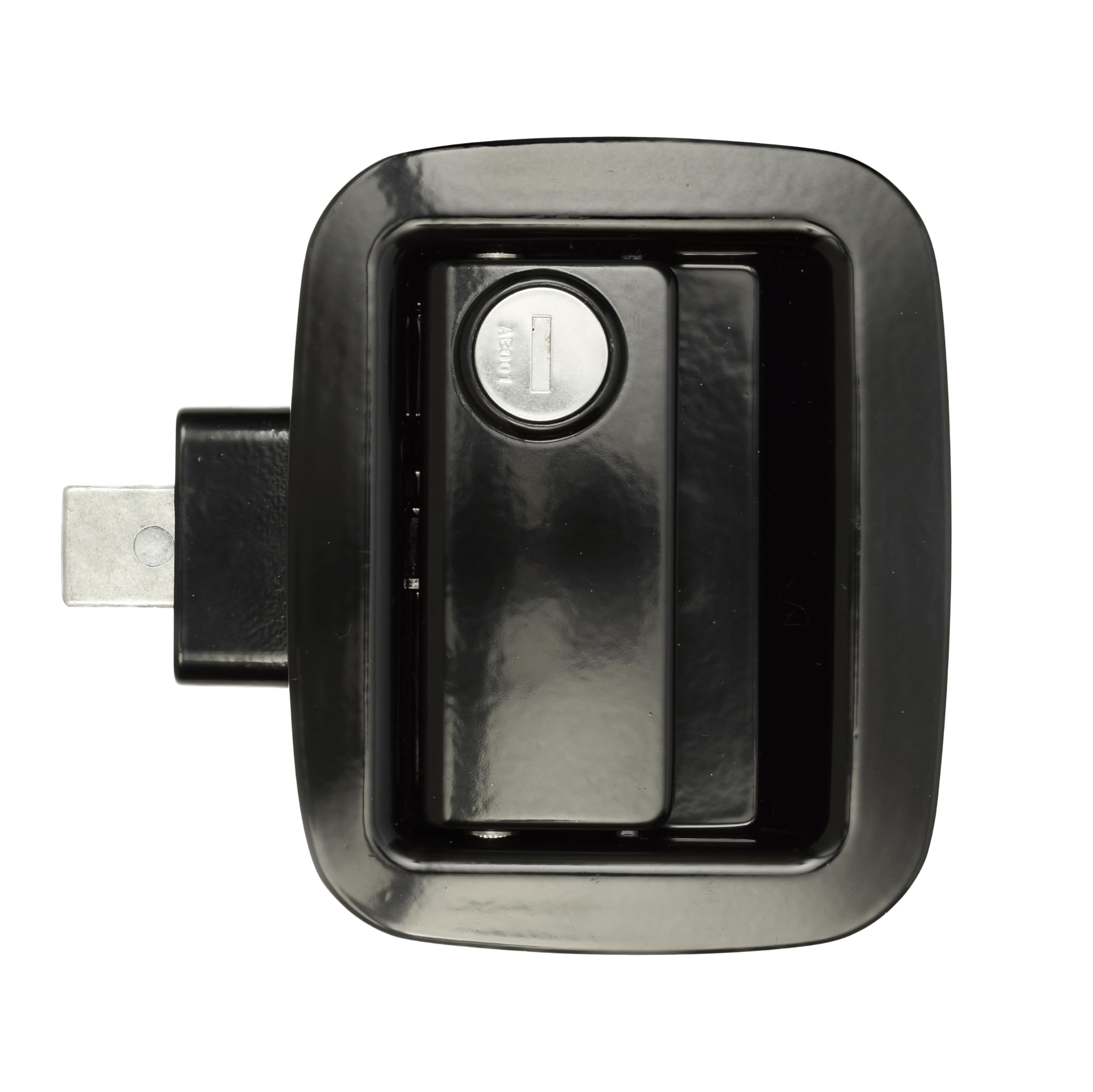 AP 013-710 Bauer Keyed-A-Like Horse Trailer Lock Right Hand Black
