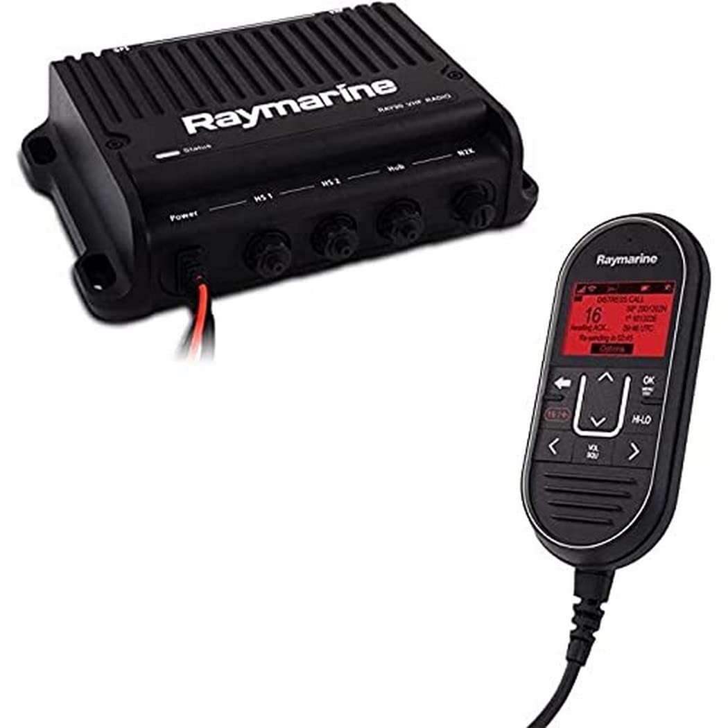 Raymarine E70493 Ray91 Black Box VHF Radio with Built-In AIS Receiver
