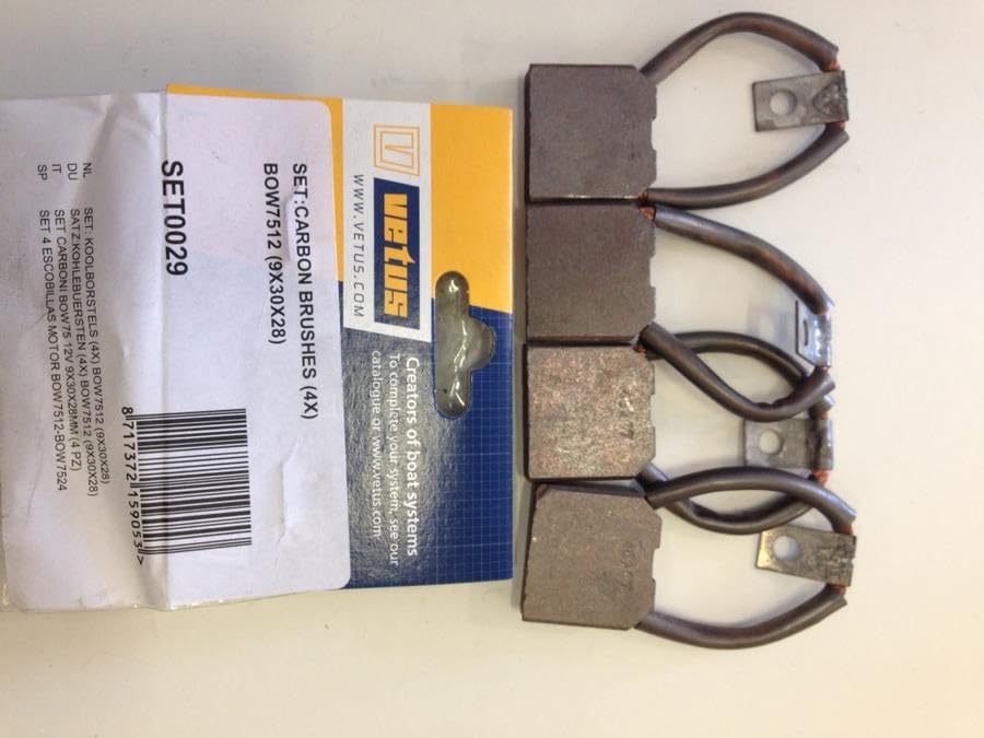 Vetus SET0029 Brushes (4) BOW7512