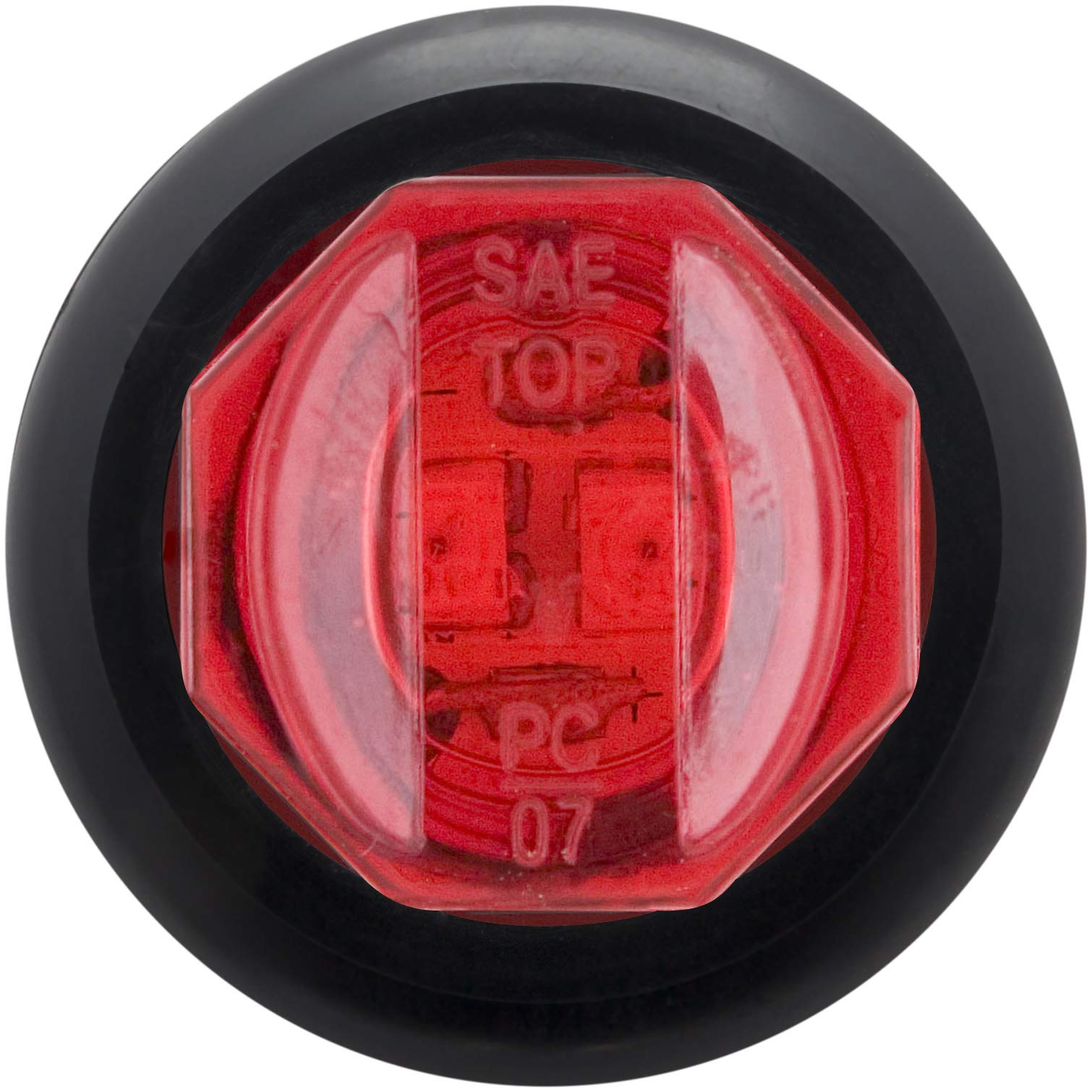 Optronics MCL11RKB Led C/M 3/4 Rnd Red Marker Lt Red 2 Diode W/Grmt