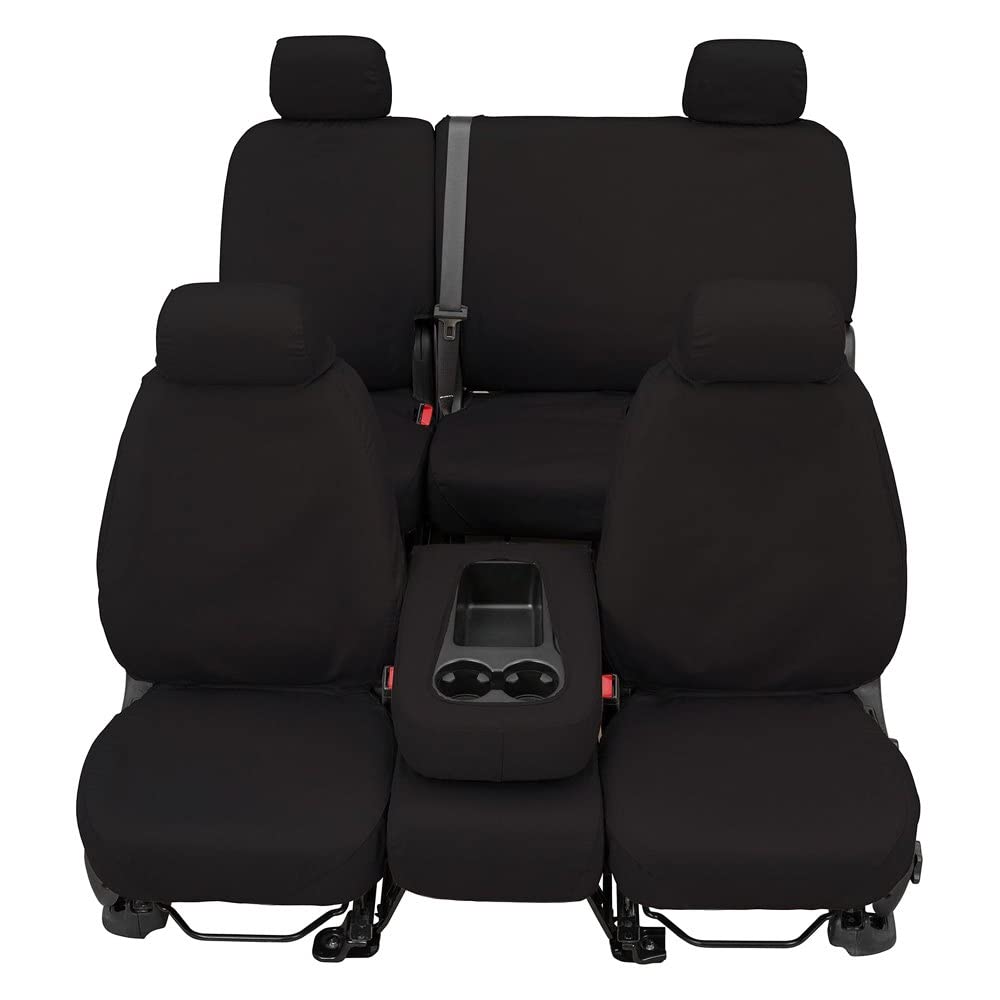 Covercraft SS8466PCCH Polycotton Seatsaver Custom Second Row Seat Covers-Charcoal