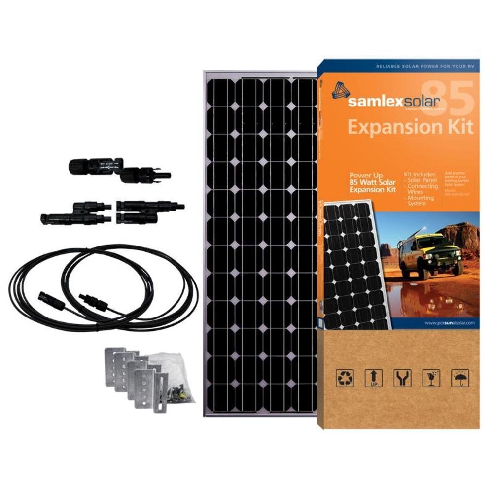 Samlex SRV-EXP-85-KIT 85W Solar Panel Expansion Kit for RV Systems