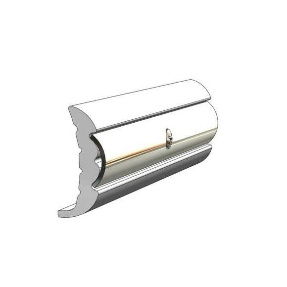 Taco Metals V21-9659BKA20D Rigid Rub Rail 1-19/32" Black 20 Foot Bulk