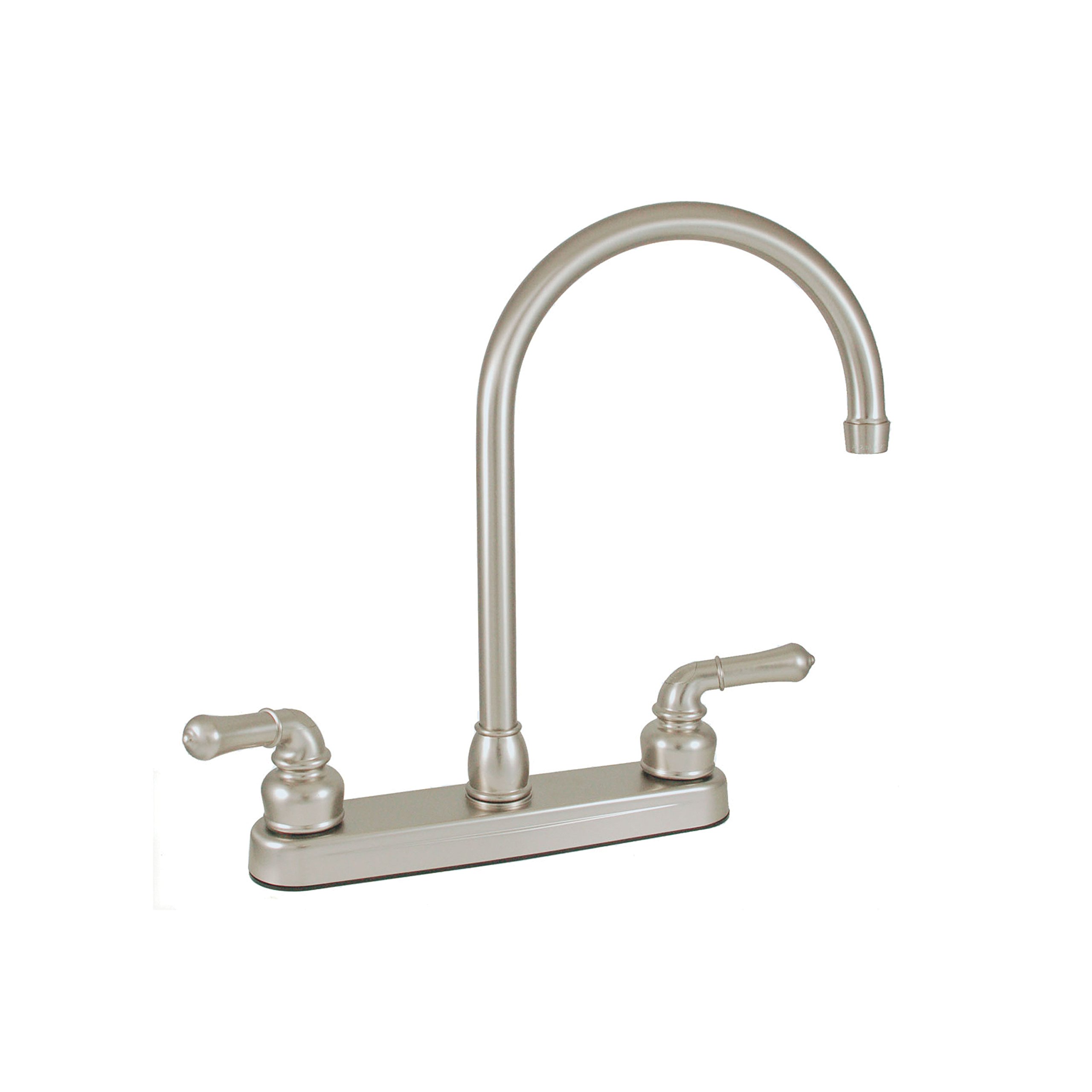 Empire Brass Company U-YNN800GSN RV Kitchen Faucet 8" Gooseneck Spout Brushed Nickel
