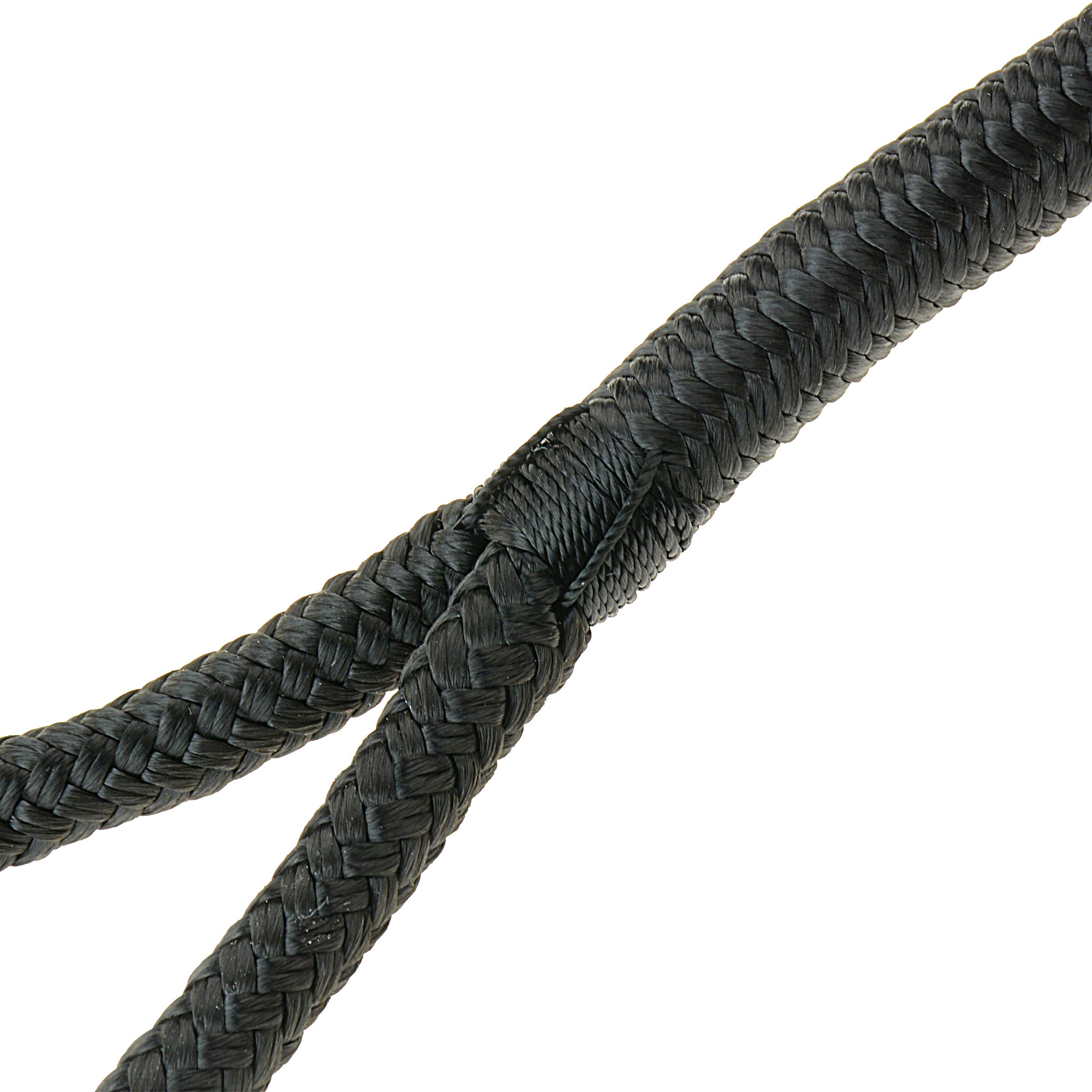 T-H Marine BE-CO-52873-DP Black 3/8" X 25' Premium Double Braid Dock Line