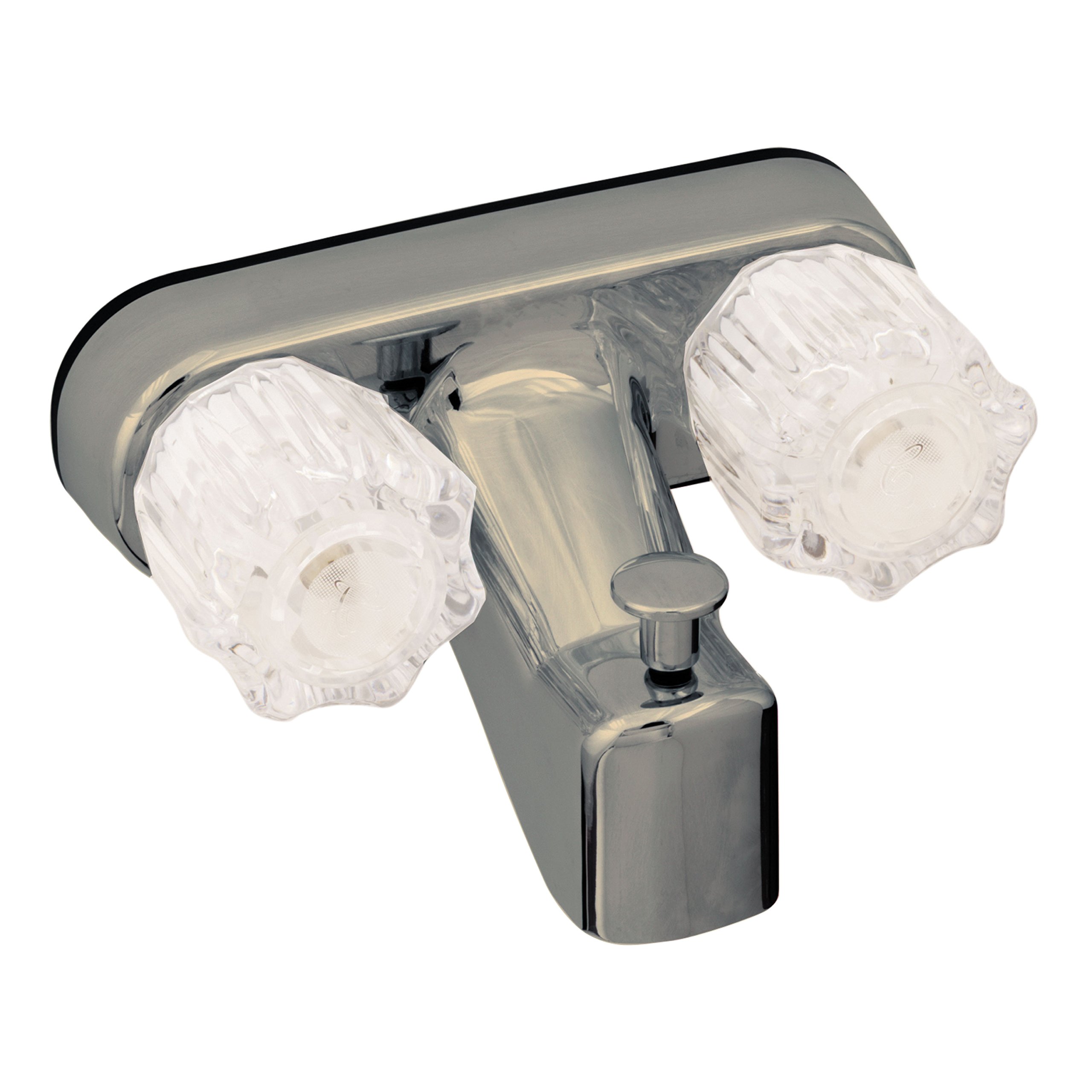 Empire Brass Company U-YJW41VB 4-Inch Two-Handle Tub and Shower Diverter Faucet with Crystal Handles