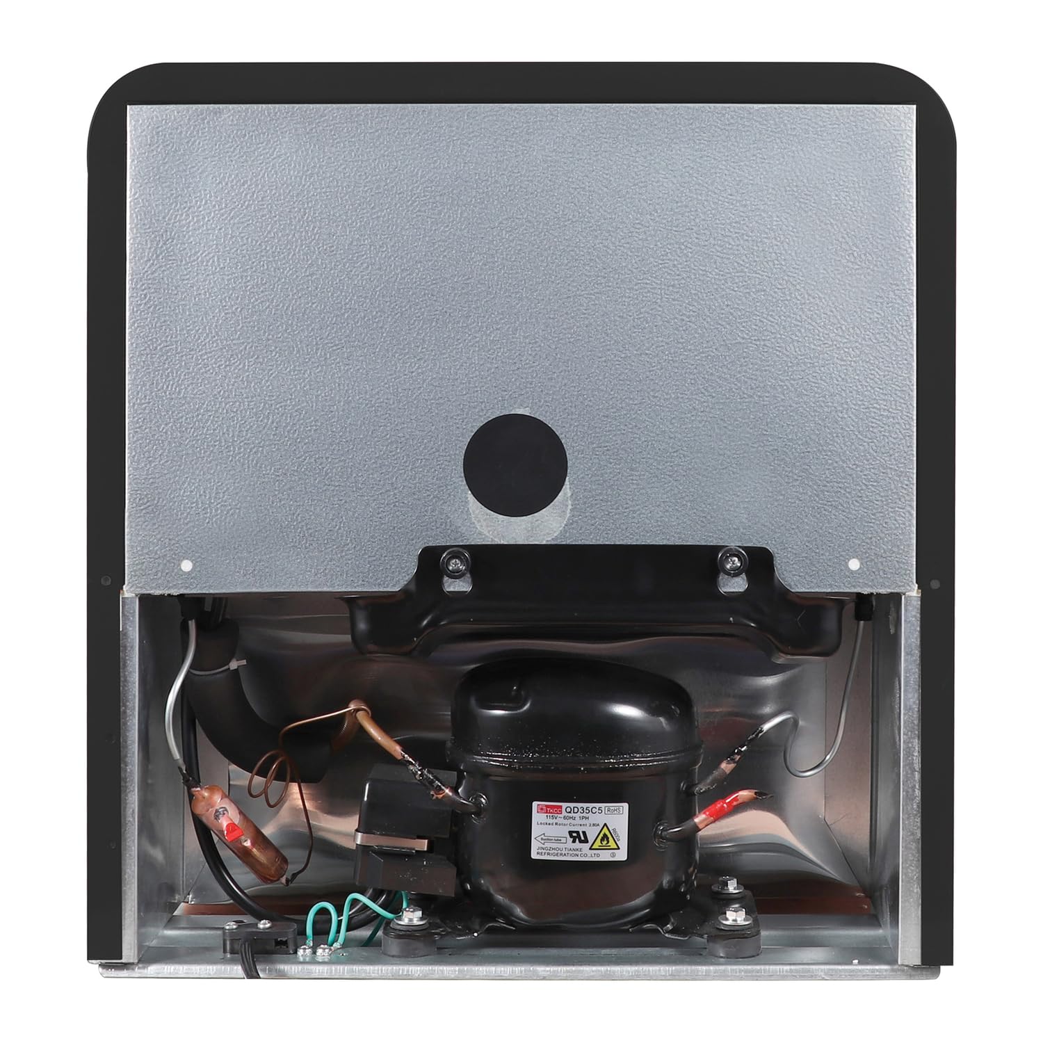 MagicChef MCB17CHB 1.7 Cu Ft Beverage Cooler Retro Style Black