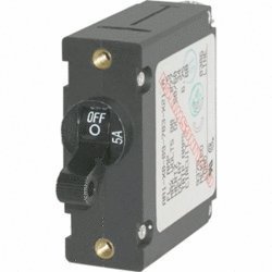 Blue Sea Systems 7200BSS AA1-Series 5 Amp Single Pole Circuit Breaker