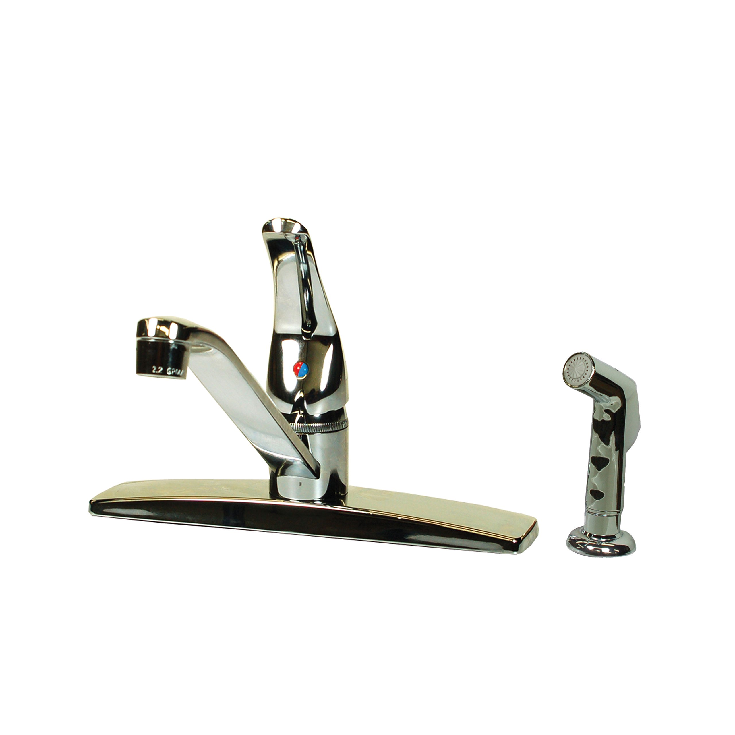 Empire Brass Company SL801F-4 Single Lever Kitchen Faucet with Spray