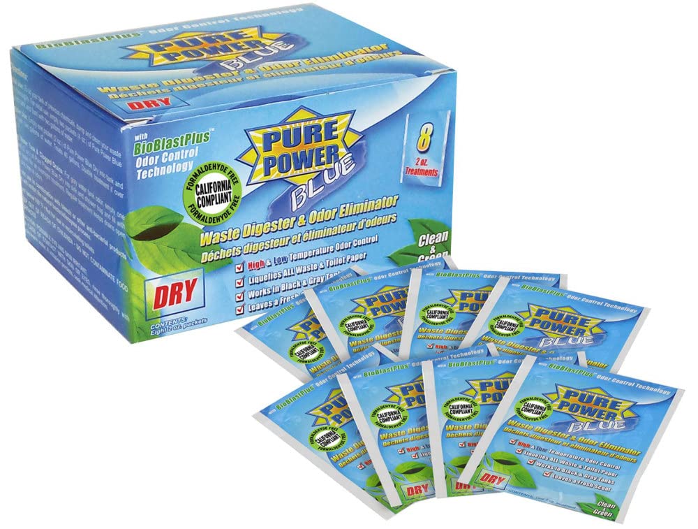 Valterra V23022 Pure Power Eco Dry RV Holding Tank Treatment - 8 Pack