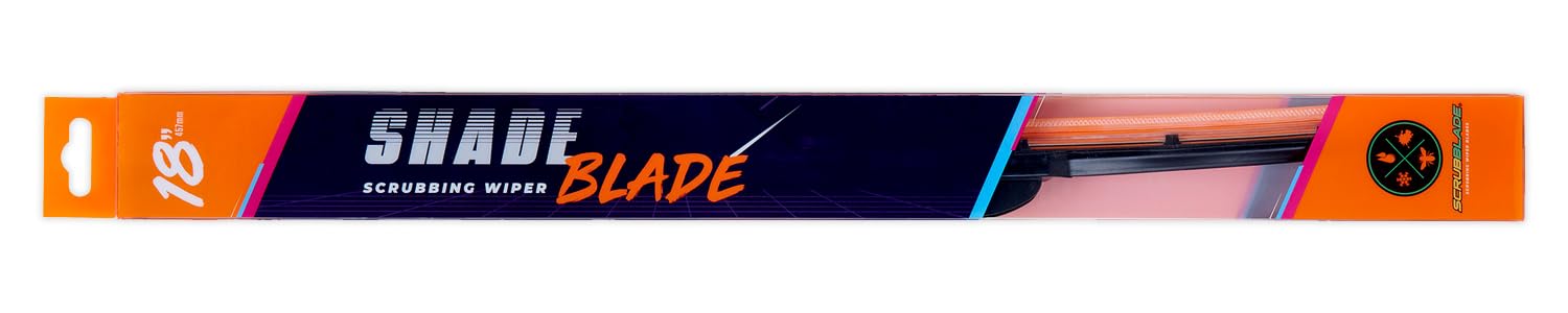 Scrubblade CBO2400 24" 610Mm Orange Silicone Shadeblade Wiper Blade