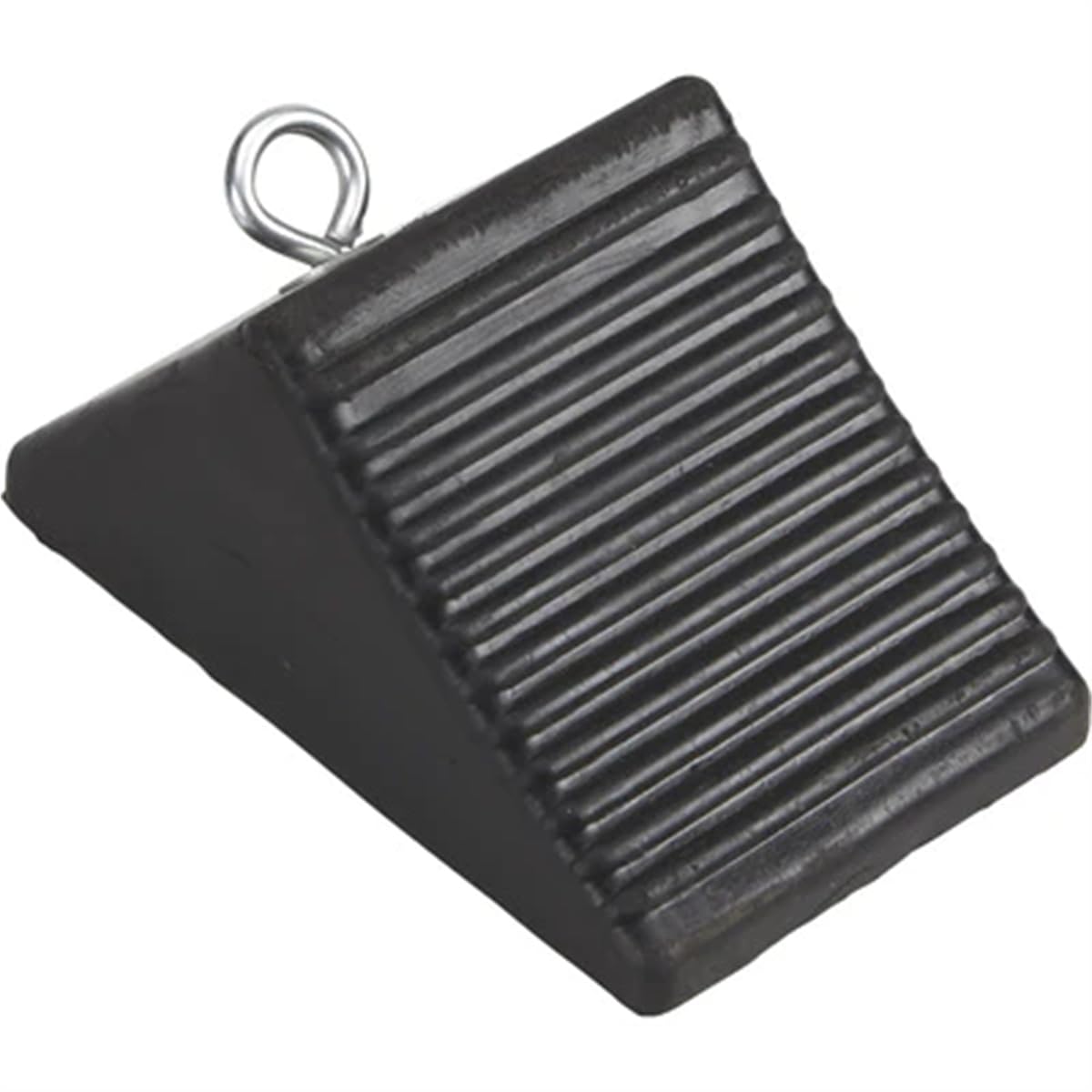 BluBird BBRWC02 Heavy Duty Rubber Wheel Chock with Eye Bolt