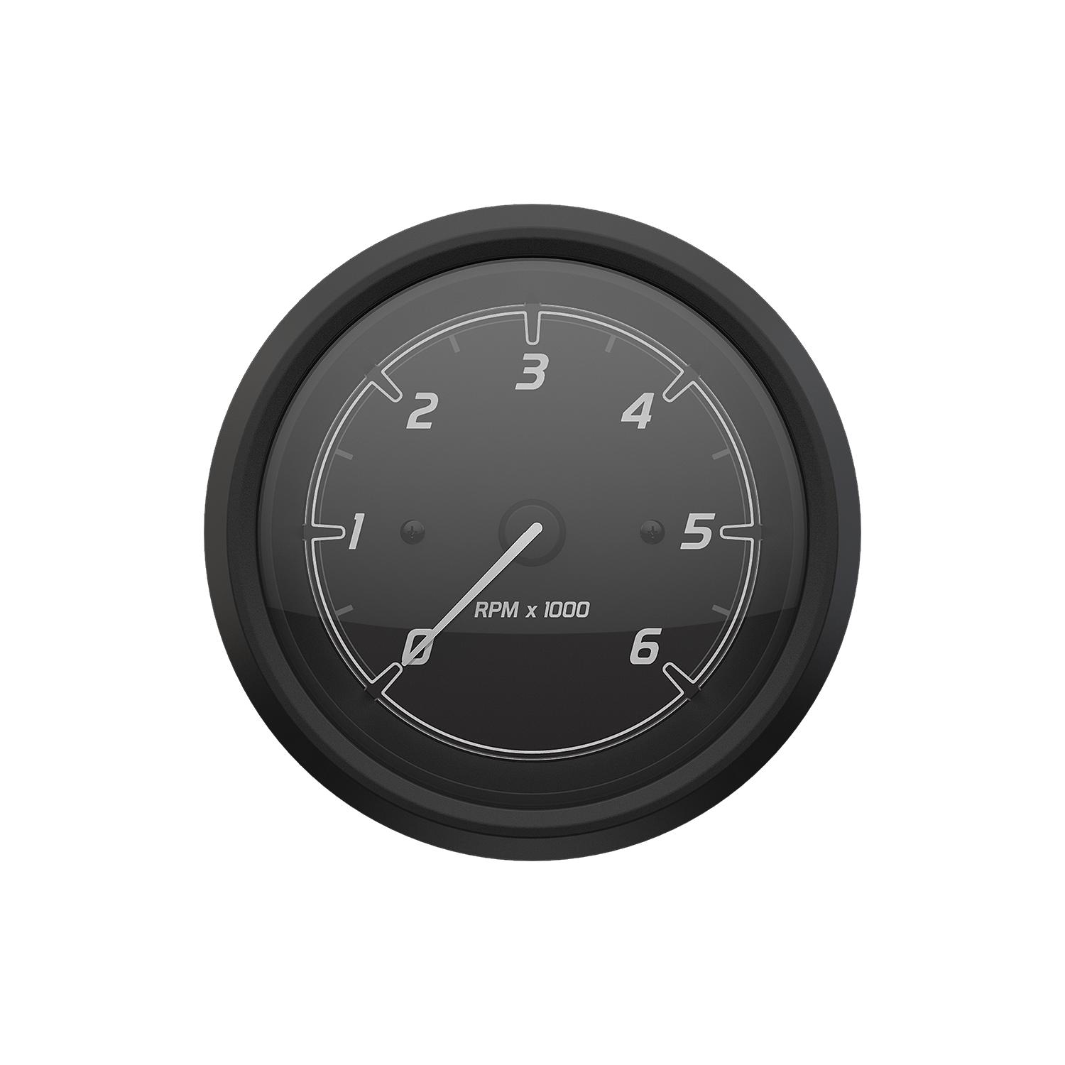 Quicksilver 8M6020097 Quicksilver 8M6020097 Tachometer (6,000rpm), Black/Matte Black