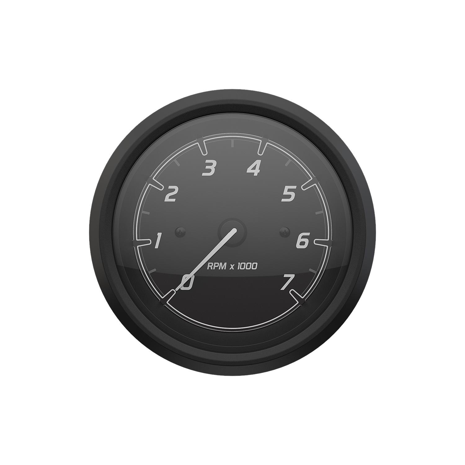 Quicksilver 8M6020098 Quicksilver 8M6020098 Tachometer (7,000rpm), Black/Matte Black