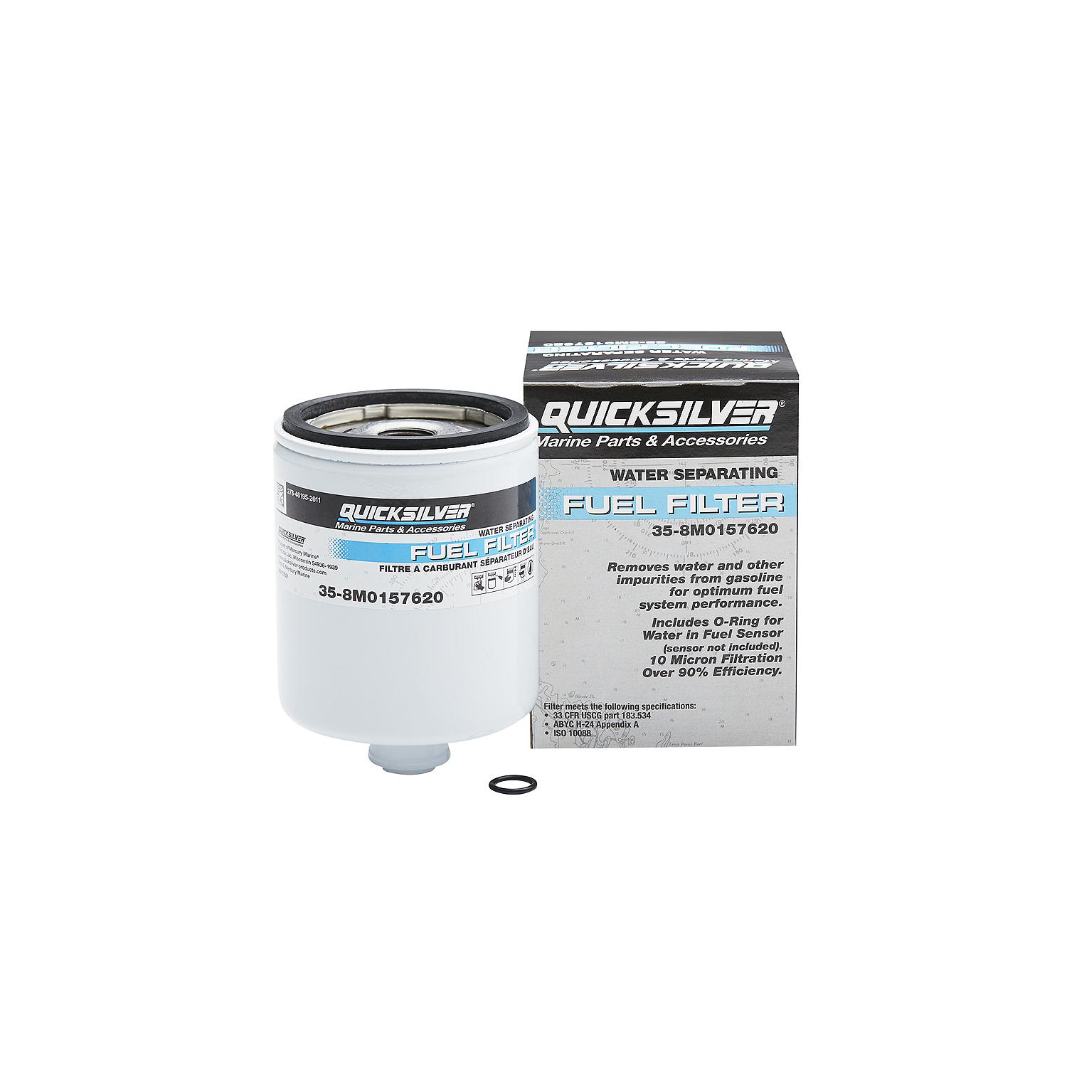 Quicksilver 8M0157620 Water Separating Fuel Filter Element for Verado Outboards