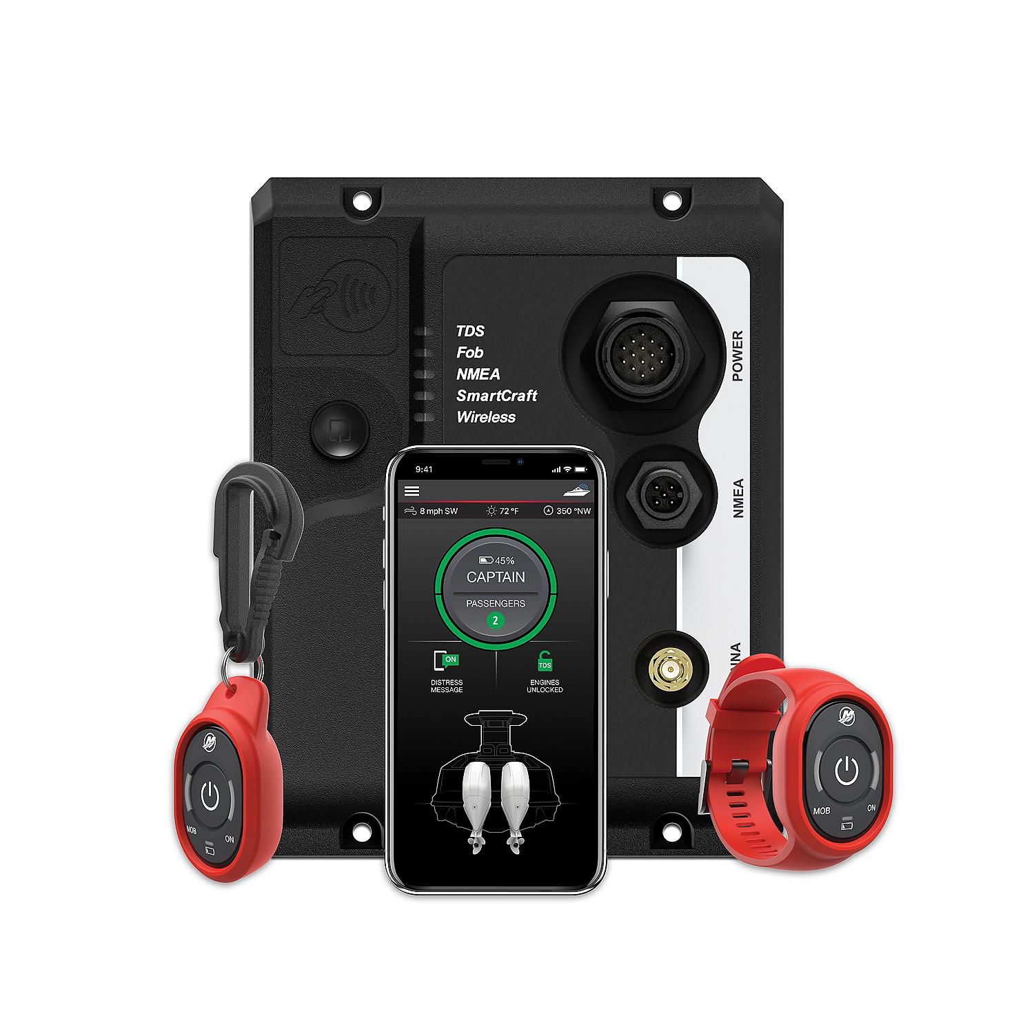 Quicksilver 8M6007934 1st Mate Marine Safety Security System Kit Dual Engine