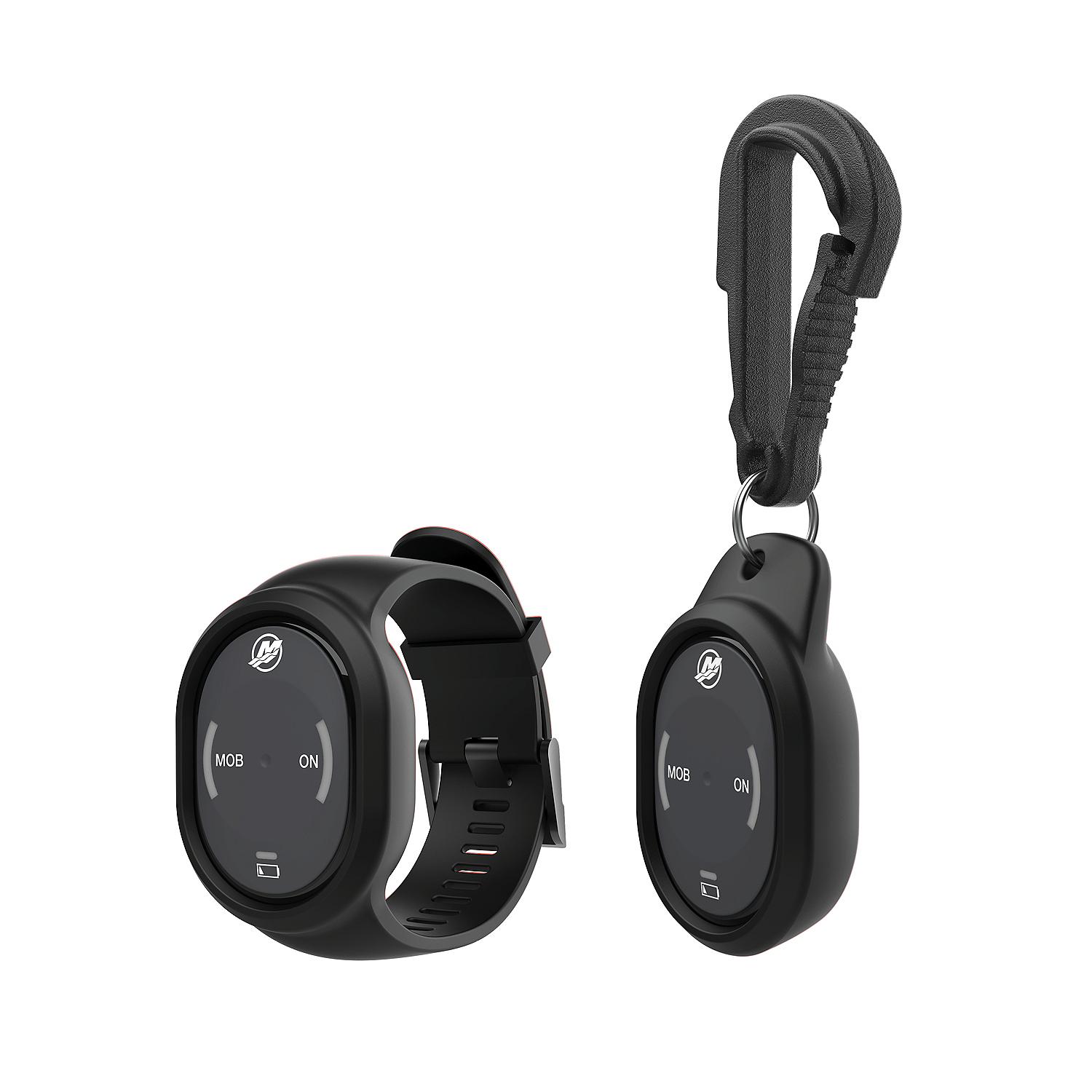 Quicksilver 8M6007944 Wearable Fob Kit, Mercury SmartCraft Engines, Passenger Fob, Wristband & Carabiner Clip, 