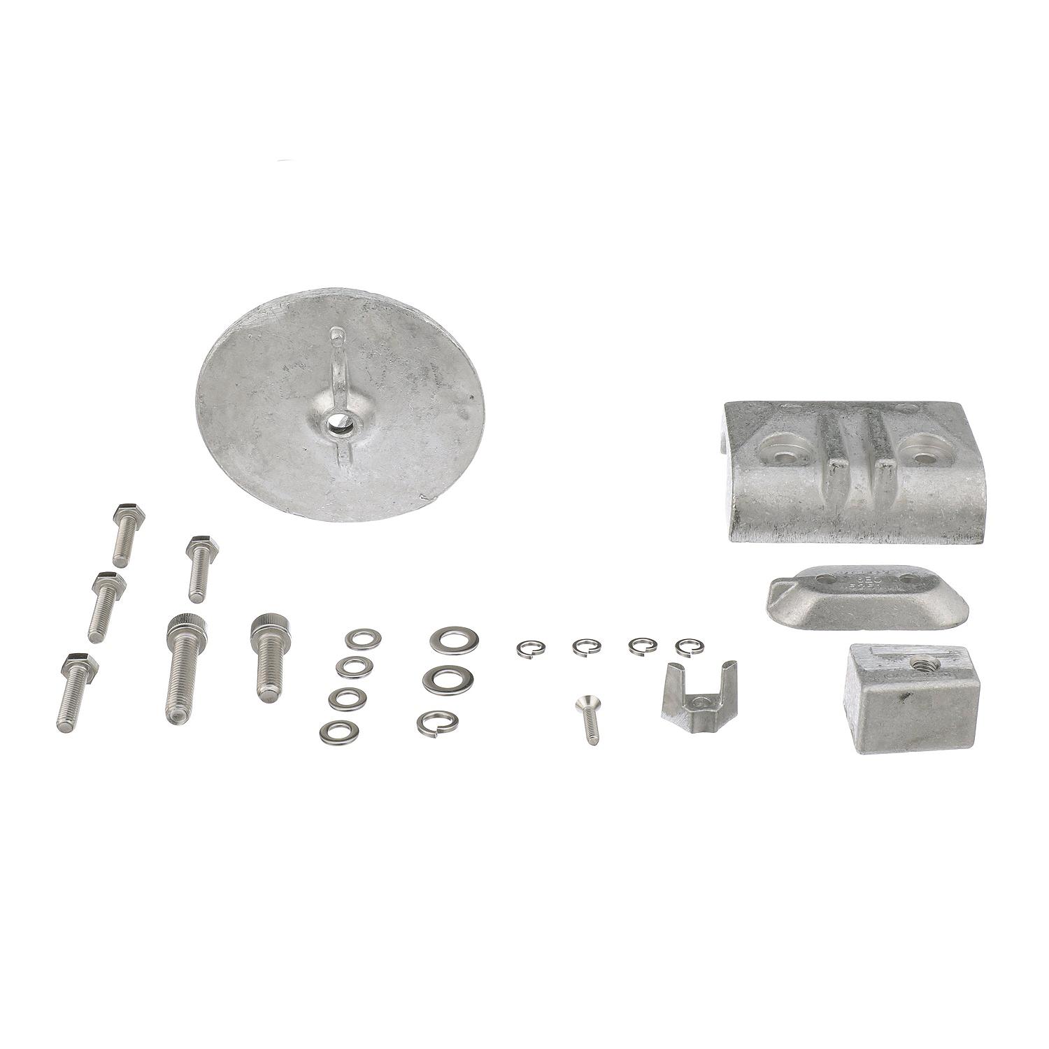 Quicksilver 8M6008009 Aluminum Anode Kit for Yamaha 40-50hp Outboards