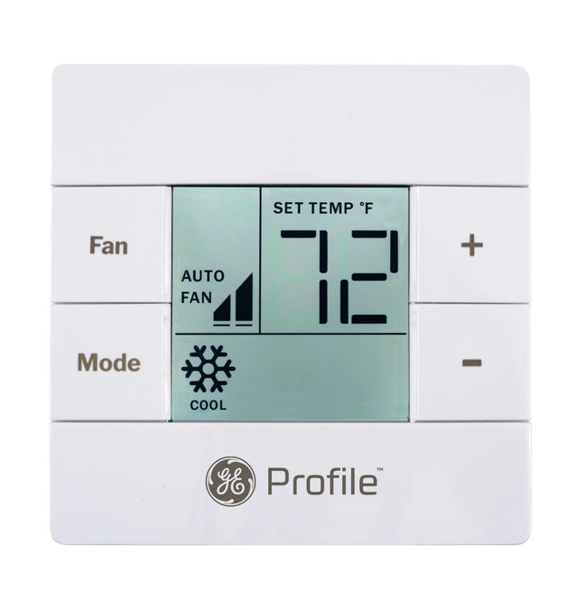 GE Appliances RGRWT2W Single Zone Smart RV Air Conditioner Thermostat - White