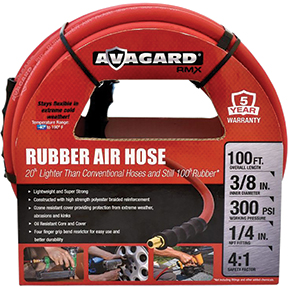 BluBird AVG38100 Avagard Rubber Air Hose Assembly 3/8in x 100ft