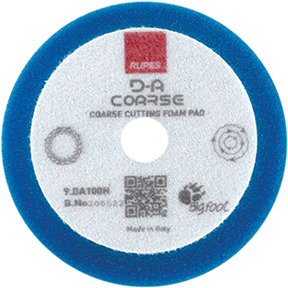 Rupes Usa 9.DA100H D-A COARSE BLUE FOAM PAD 3.5IN FACE 3IN BACKING