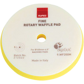 Rupes Usa 9.WF180M RUPES WAFFLE COARSE FOAM POLISHING PADS BLUE