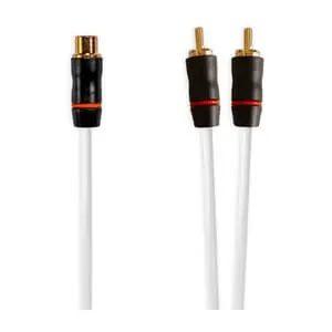 Fusion Electronics USA 010-12895-00 FUSION RCA Splitter Cable, Female to Dual Male | 010-12895-00
