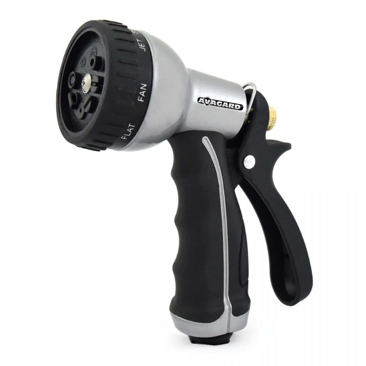 Avagard AVGSPR002 Steel 9-Mode Spray Nozzle with Trigger Lock