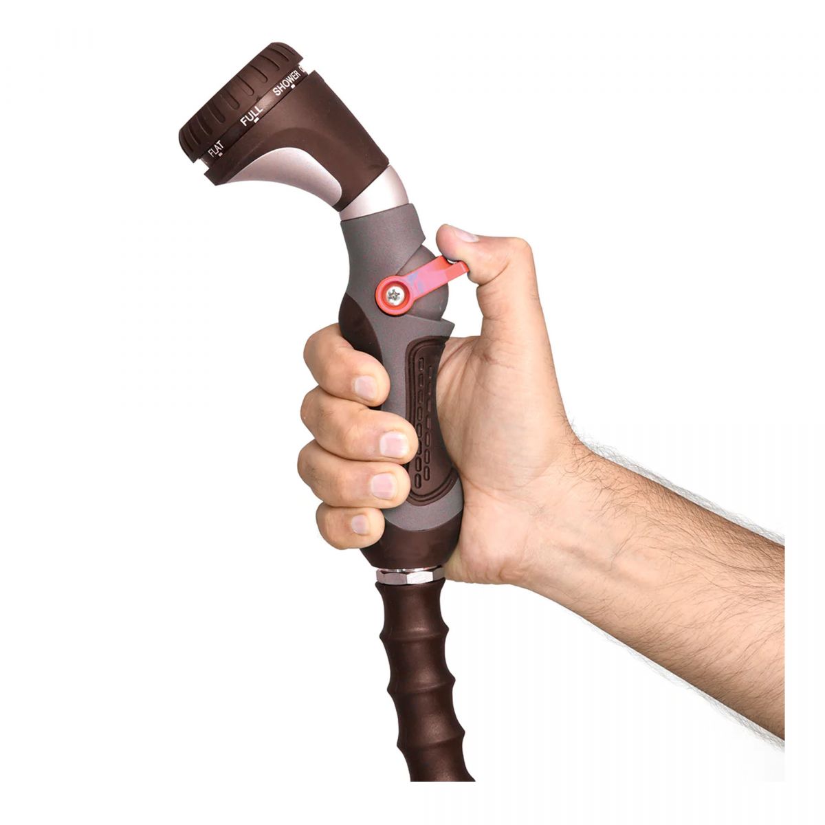 Avagard AVGSPR003 Steel 8-Mode Spray Nozzle with Trigger Lock