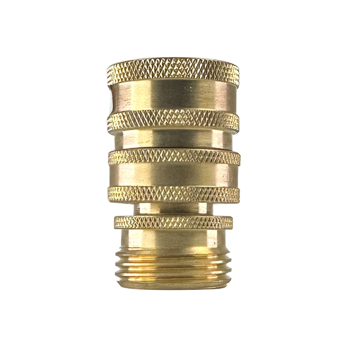 Blushield PWA018 Quick Disconnect Garden Hose Adapter Set Brass 3/4 Inch