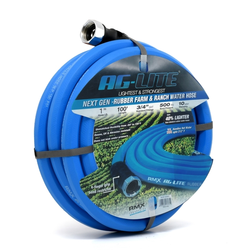 AG-Lite ALONE100 Rubber Water Hose Assembly 1 Inch x 100 Feet