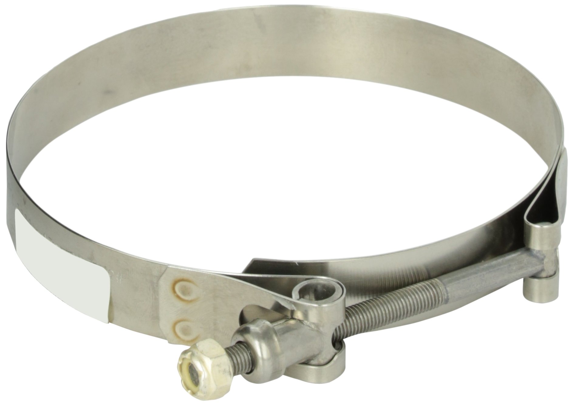 Trident Marine 720-4000L Stainless Steel T-Bolt Hose Clamps, 3/4", Range 4.37" to 4.94"