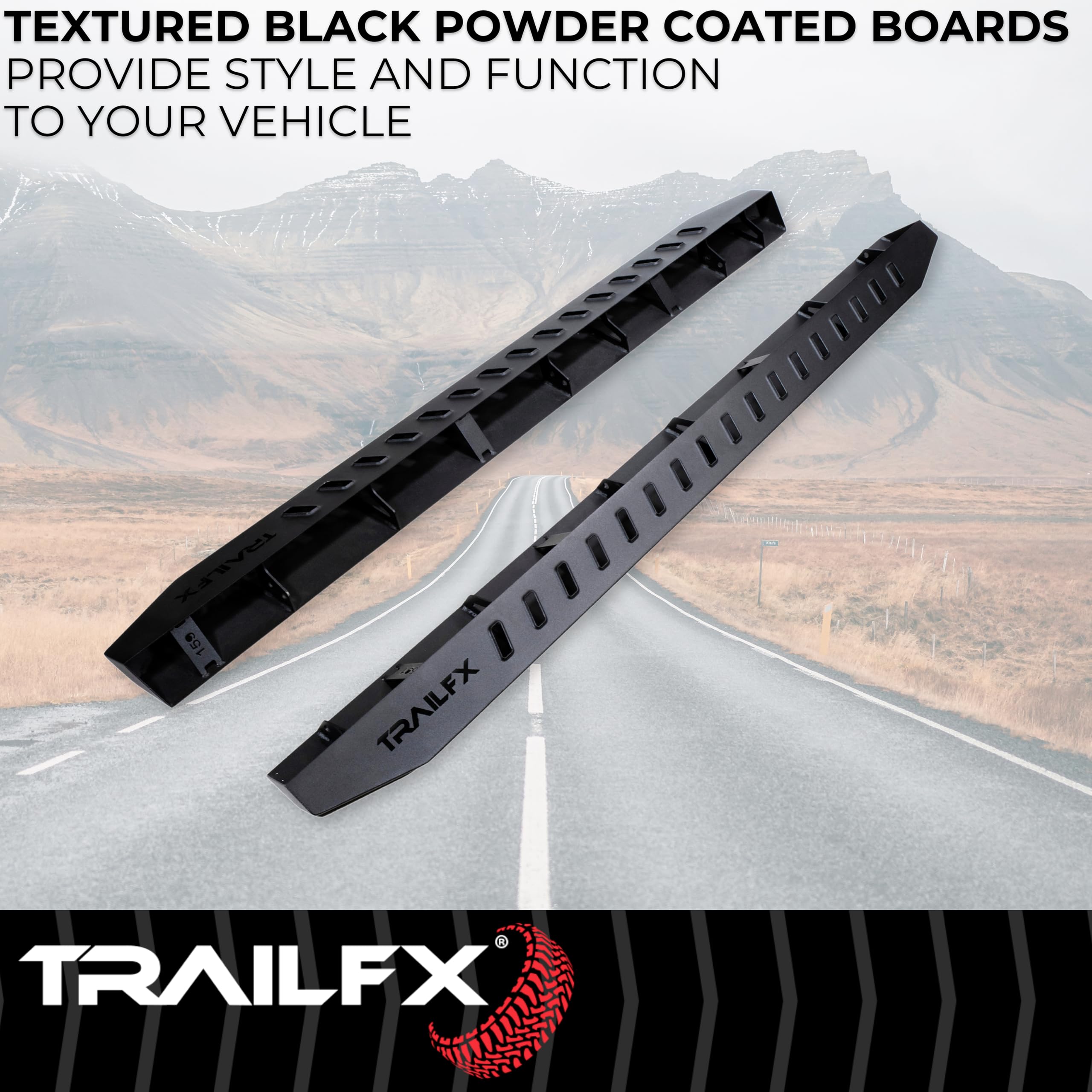 TrailFX ORB002 Running Boards for 2021-2025 Ford Bronco 2-Door