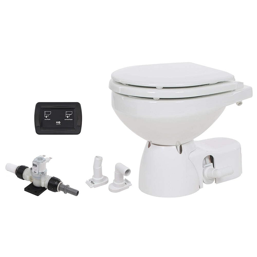 Jabsco 38045-3092RSP Quiet Flush E2 Marine Toilet Fresh Water Compact 12V