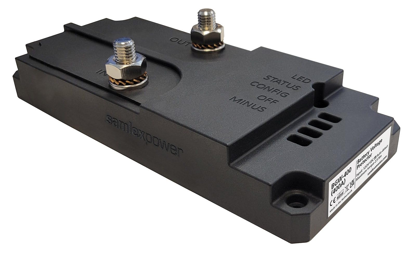 Samlex BGW-400 Battery Voltage Protector Low Voltage Disconnect