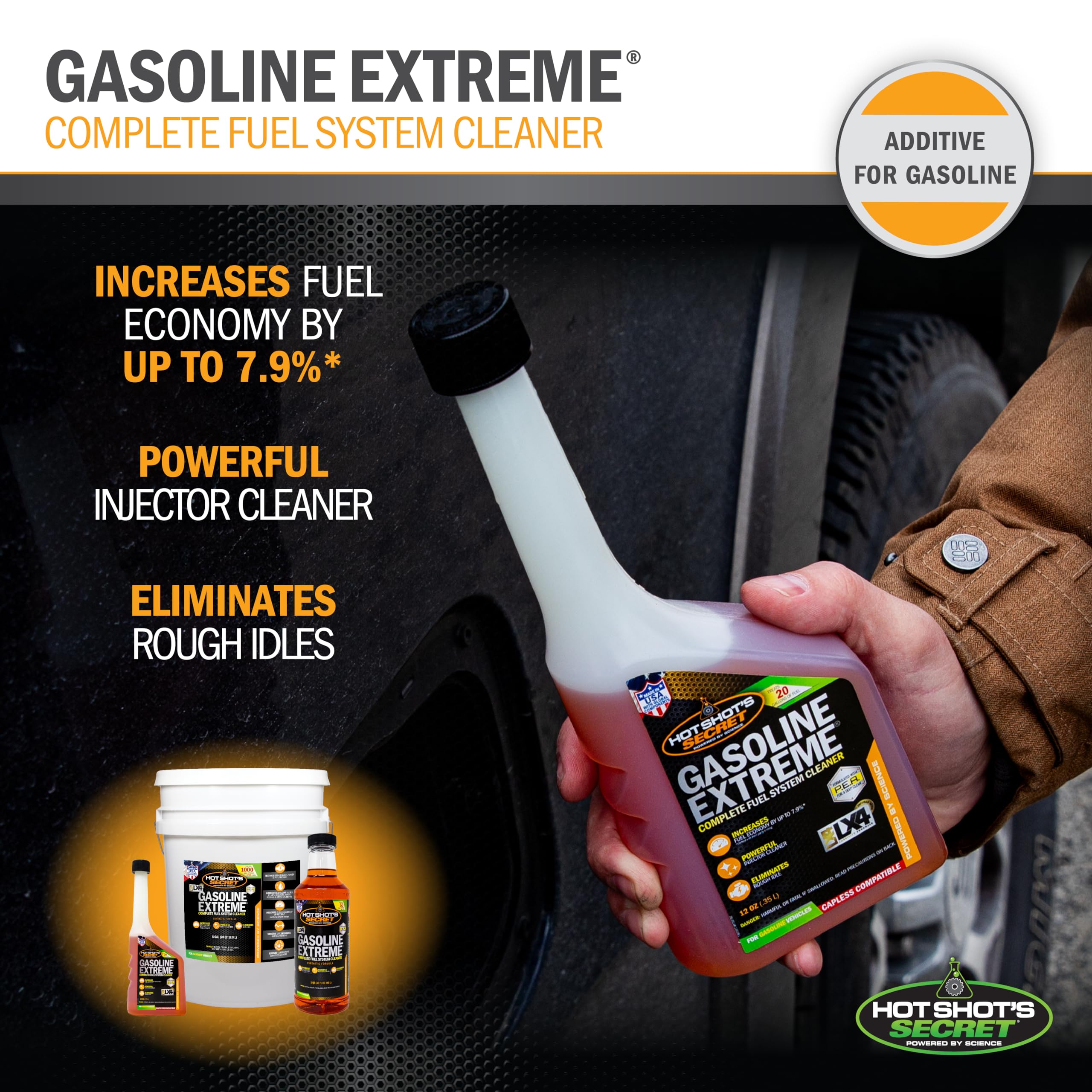 Hot Shots GE12Z Gasoline Extreme 12 Oz