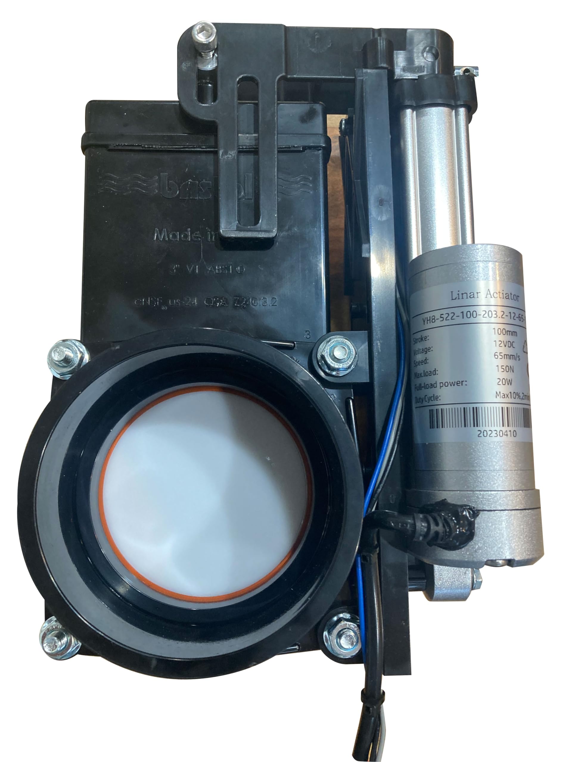 LaSalle Bristol 66N4MDVAM 3" Motorized RV Waste Termination Valve