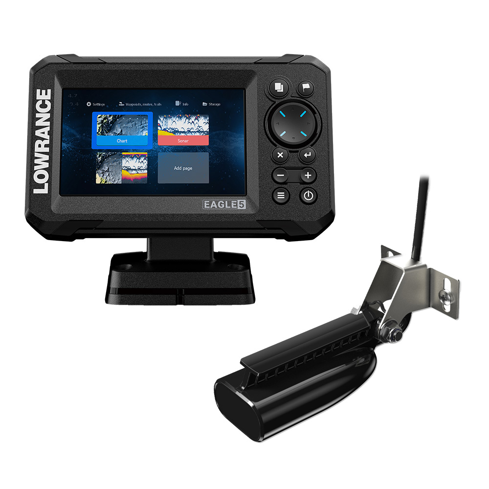 Lowrance 000-16226-001 Eagle 5 SplitShot Fishfinder with C-MAP Discover US/CA Charts